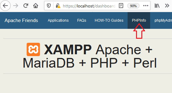 cara setting php ini di xampp